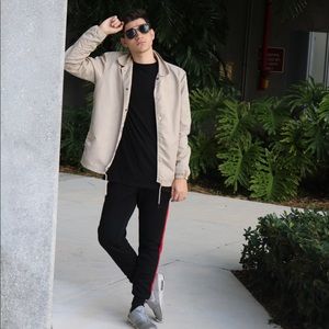 Modem Amusement Pacsun Tan Rain jacket